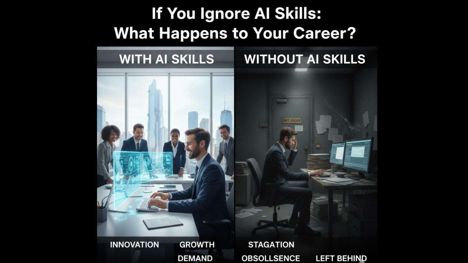 If You Ignore AI Skills: What Happens to Your Career?